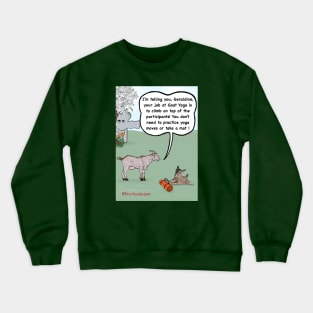 Goat yoga Crewneck Sweatshirt